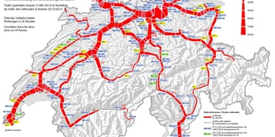 Карта Швајцарској вињета